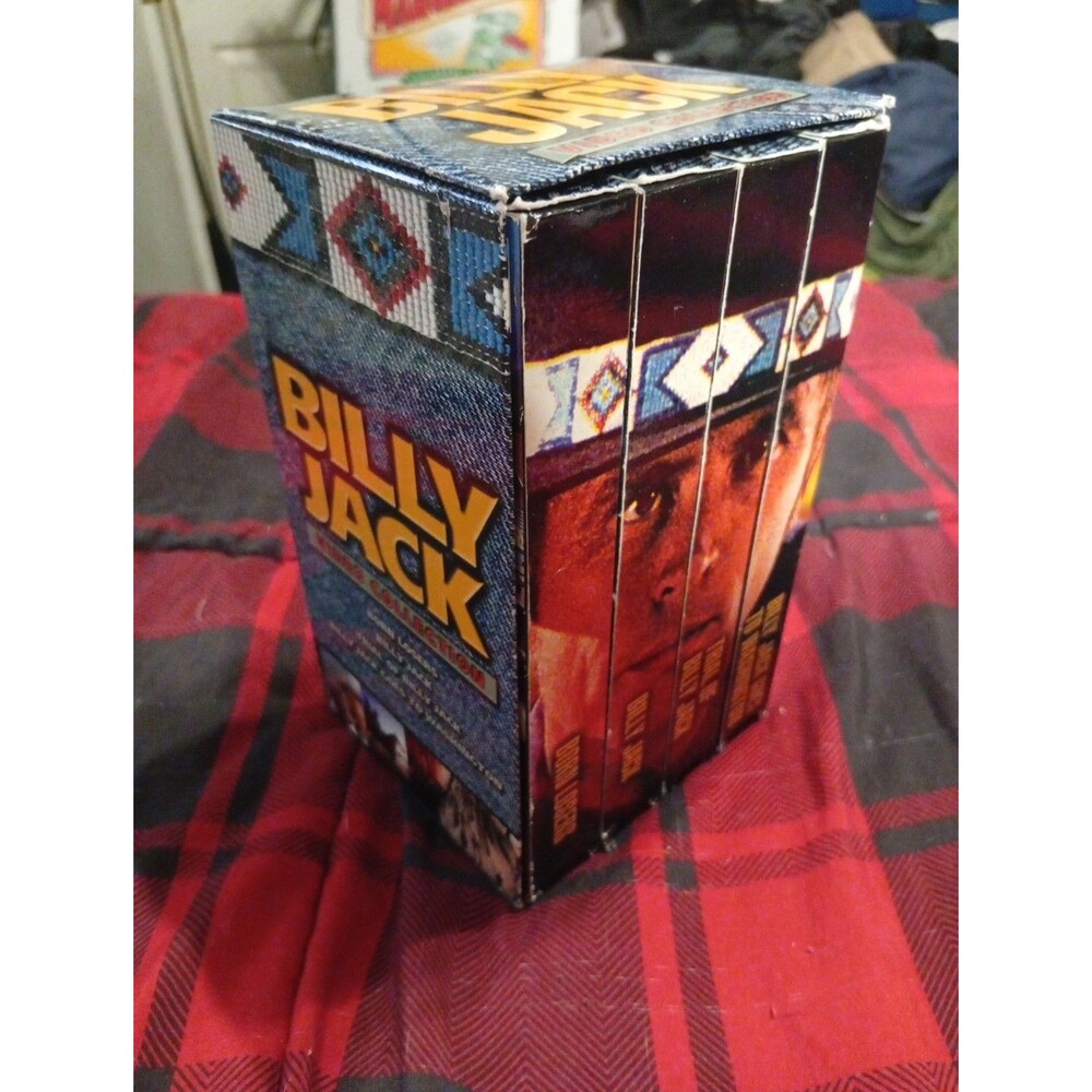 Billy Jack Collection VHS 1999 4-Tape Video Box Set Tom Laughlin Martial Arts